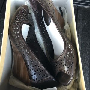 Brown Wedge Shoes